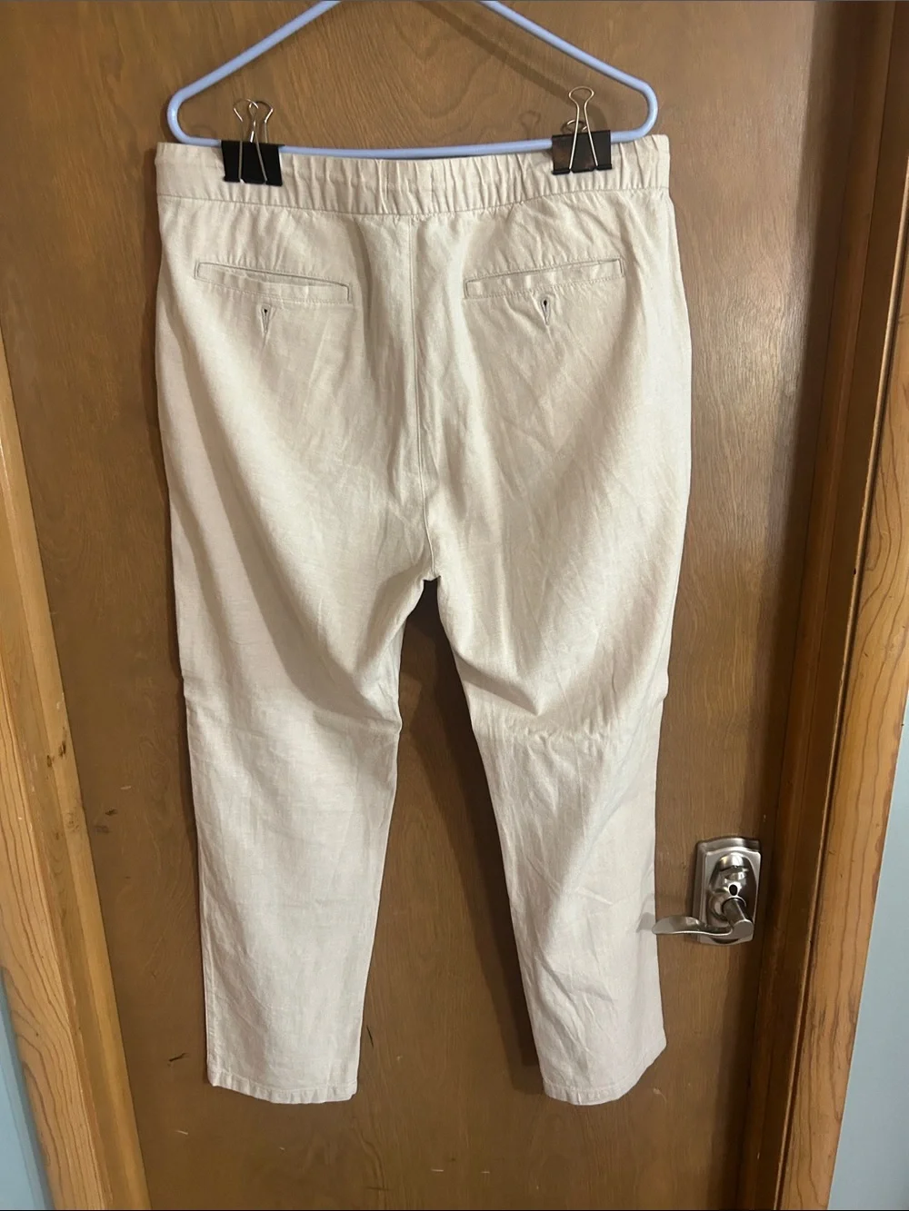 Men's Lightweight Cream Pants